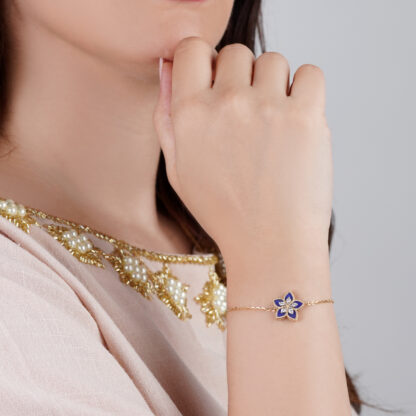 18k yellow gold bracelet from the Fortuna Diamond Collection - Image 2