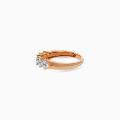 18K ROSE GOLD RING WITH NATURAL DIAMOND - Image 3