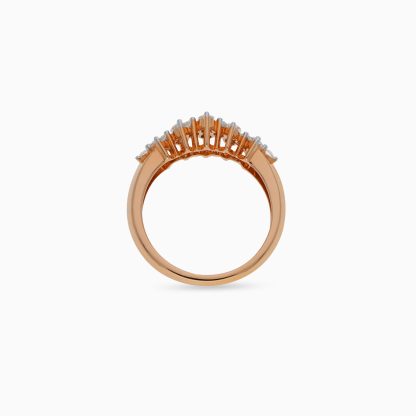 18K ROSE GOLD RING WITH NATURAL DIAMOND - Image 4