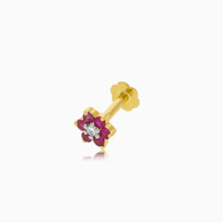 Diamond nose pin