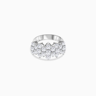 18K DIAMOND WHITE GOLD RING || Scala Collection