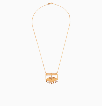 Diamond Yellow Gold Necklace - Image 2