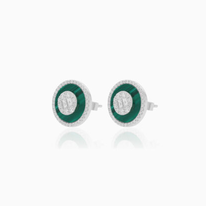 18K White Gold Earrings with Diamonds| Mosaic Collection
