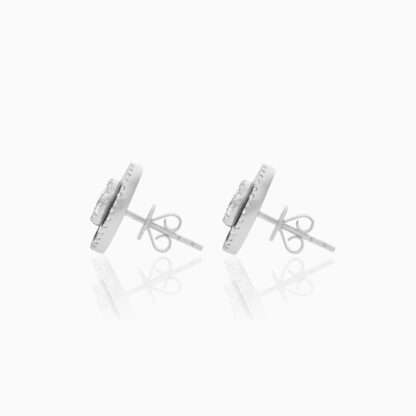 18K White Gold Earrings with Diamonds| Mosaic Collection