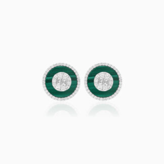 18K White Gold Earrings with Diamonds| Mosaic Collection