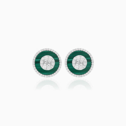 18K White Gold Earrings with Diamonds| Mosaic Collection