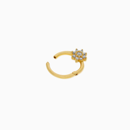 18K Gold Hoops Piercing - Image 2