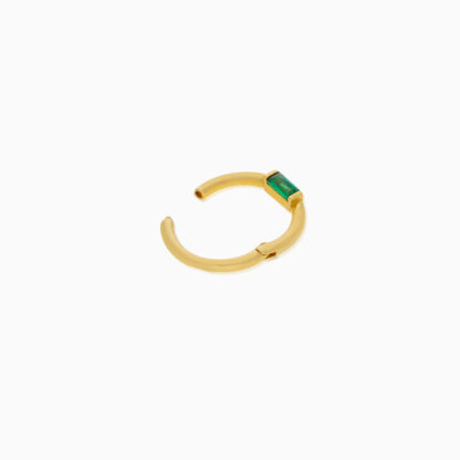 18K Gold Hoops Piercing - Image 2