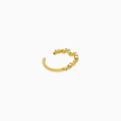 18K Gold Hoops Piercing - Image 2