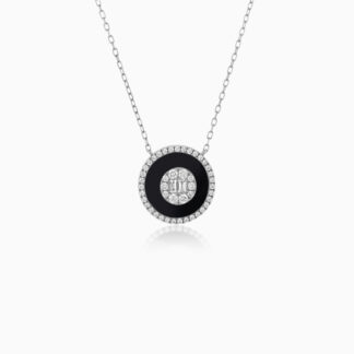 18K White Gold Necklace with Diamonds – Mosaic Collection