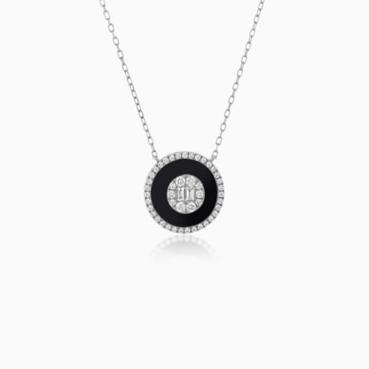 18K White Gold Necklace with Diamonds – Mosaic Collection