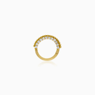 18K Gold Hoops Piercing