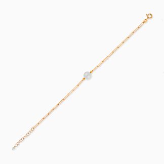 PEARL YELLOW GOLD BRACELET