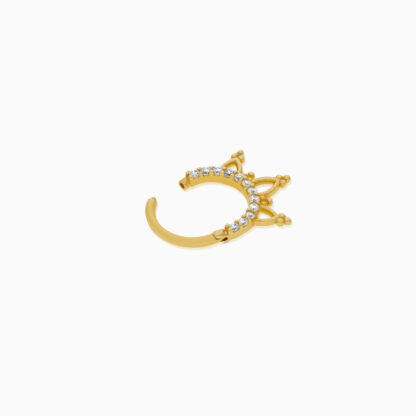 18K Gold Hoops Piercing - Image 2