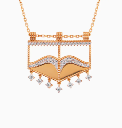 Diamond Yellow Gold Necklace