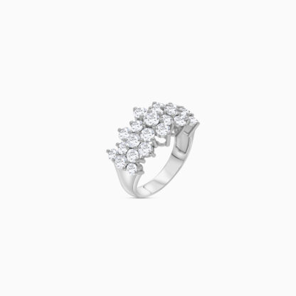 18K DIAMOND WHITE GOLD RING || Scala Collection