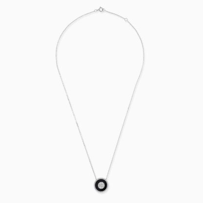 18K White Gold Necklace with Diamonds – Mosaic Collection