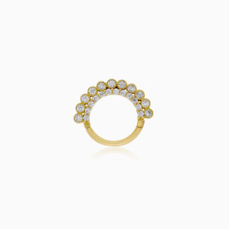 18K Gold Hoops Piercing