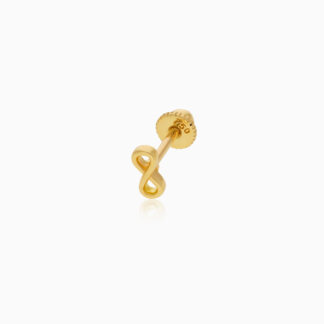 18k Yellow Gold Stud Earrings | Jawhara Piercing Collection