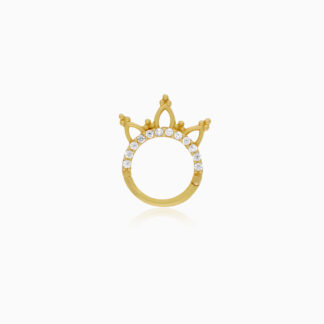 18K Gold Hoops Piercing
