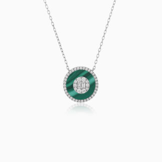 18K White Gold Necklace with Diamonds – Mosaic Collection