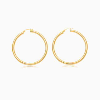 18K YELLOW GOLD EARRINGS IN ROUND SHAPE