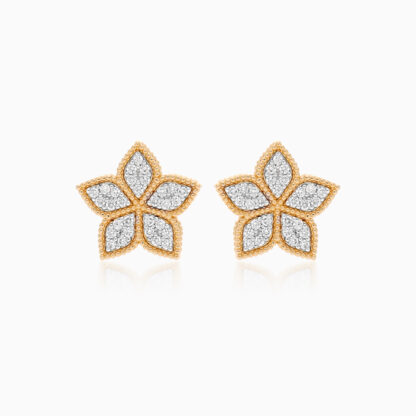 18k yellow Gold Earrings| Fortuna Diamond Collection