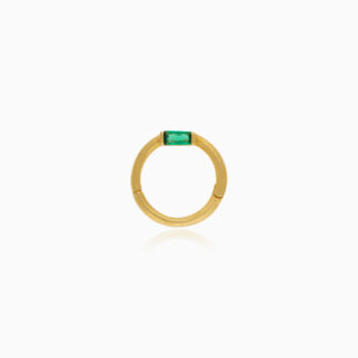 18K Gold Hoops Piercing